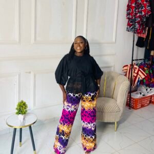 Belted two piece mesh top