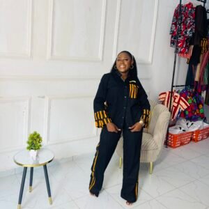 Co two piece black and orange