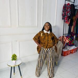 Co two piece lace neck (100% cotton)