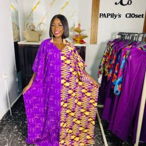 Long kente Gown
