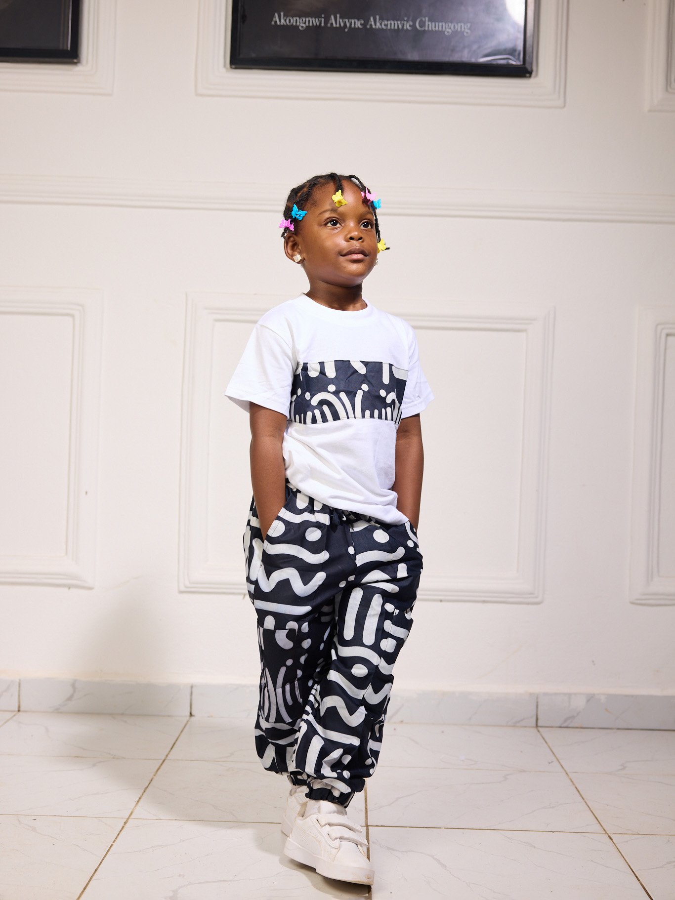 childrens-unisex-joggers-set-black Children’s Unisex Joggers Set - Image 1